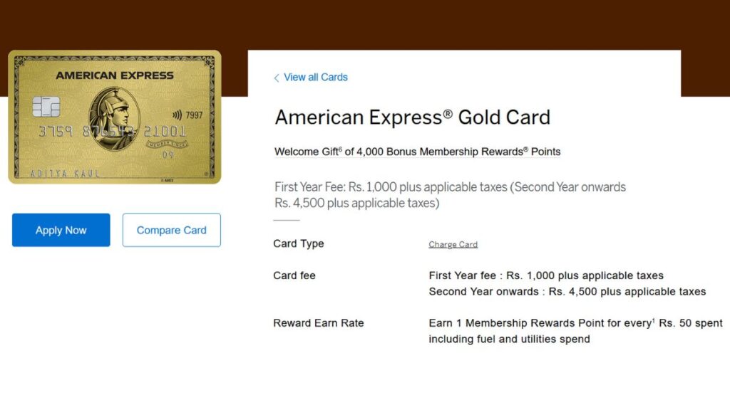 American Express Gold Card Benefits and Rewards
