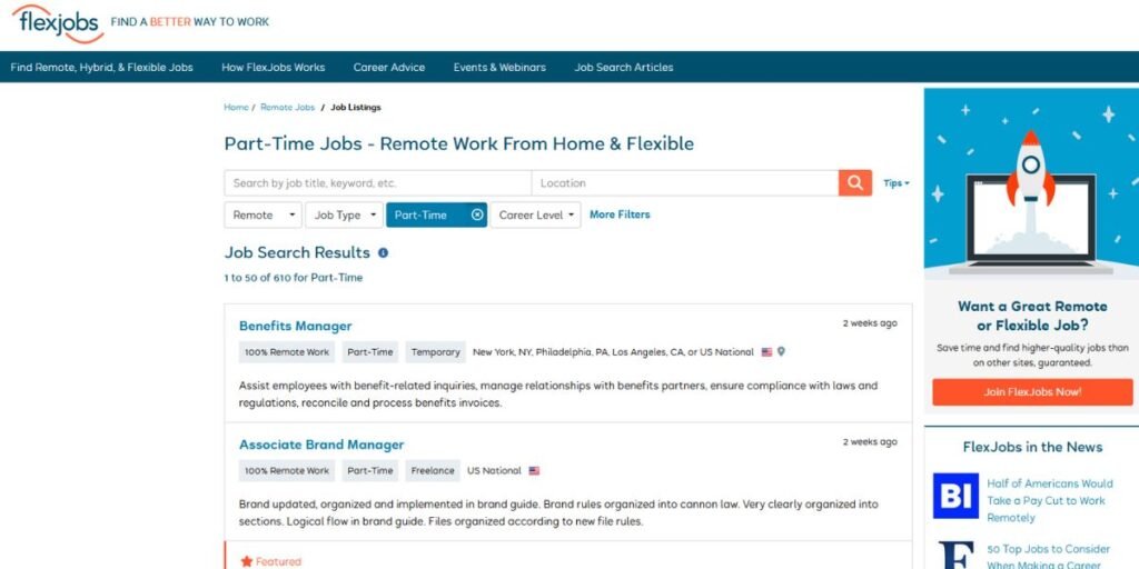 FlexJobs - Remote Work From Home